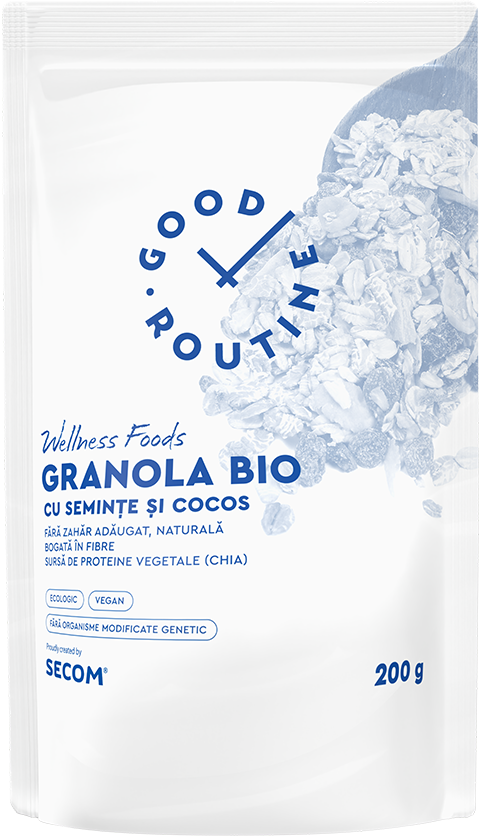 GRANOLA BIO Cu seminte si cocos