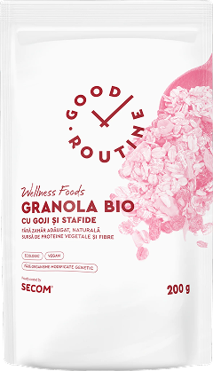 GRANOLA BIO Cu goji si stafide